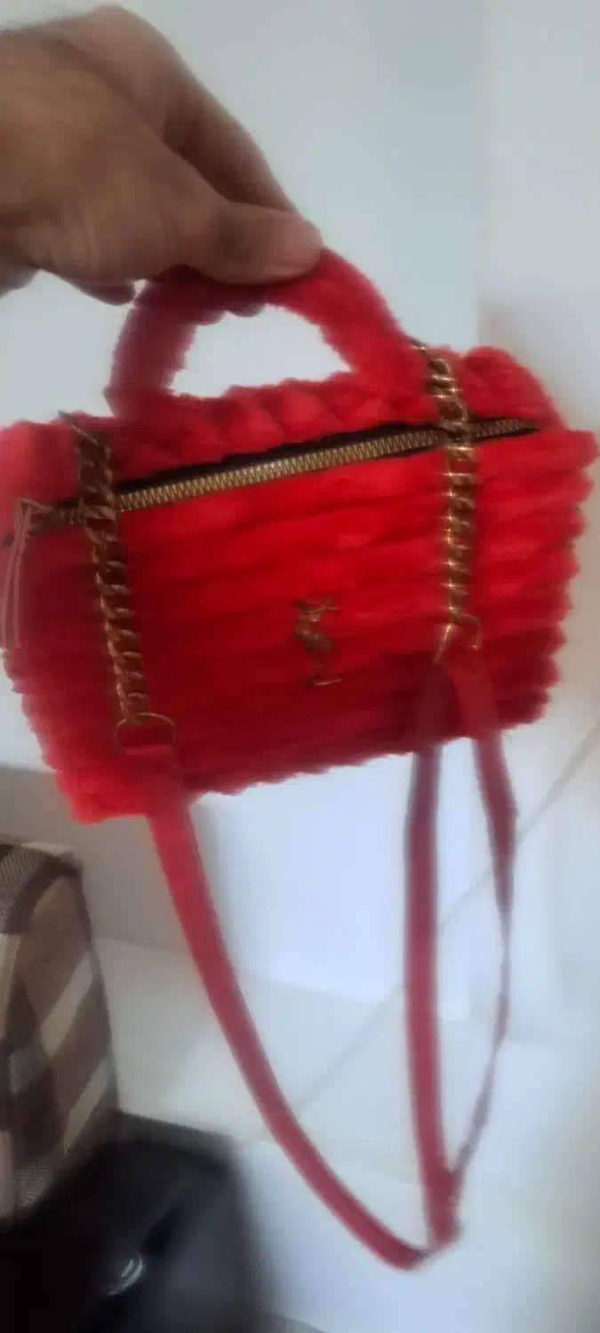 کیف دخترانه مجلسی مخمل بسیار شیک وخوش رنگ|کیف، کفش، کمربند|سنندج, |دیوار