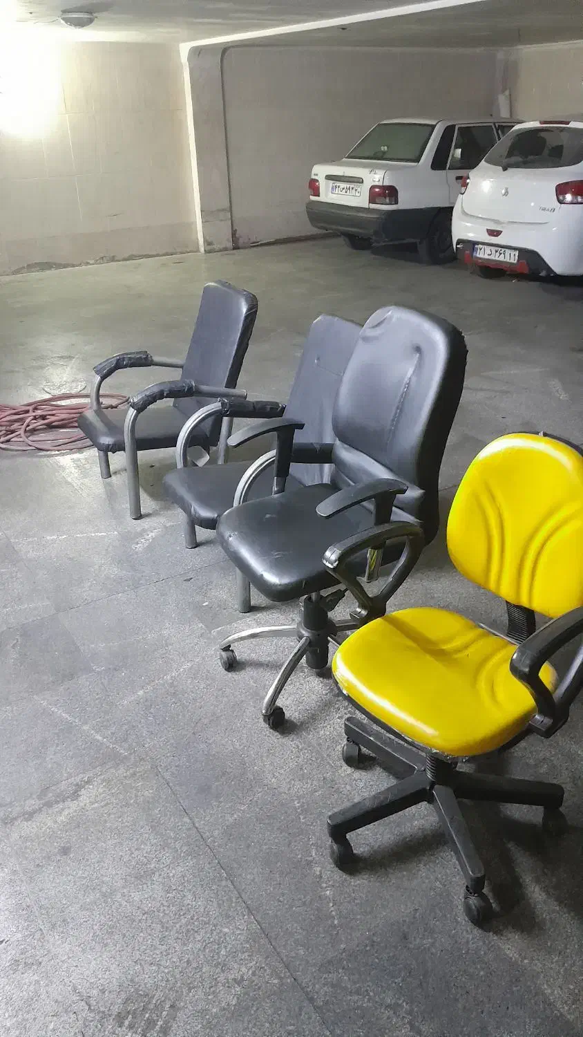 ۴ عدد صندلی اداری|صندلی و نیمکت|تهران, جوادیه تهرانپارس|دیوار