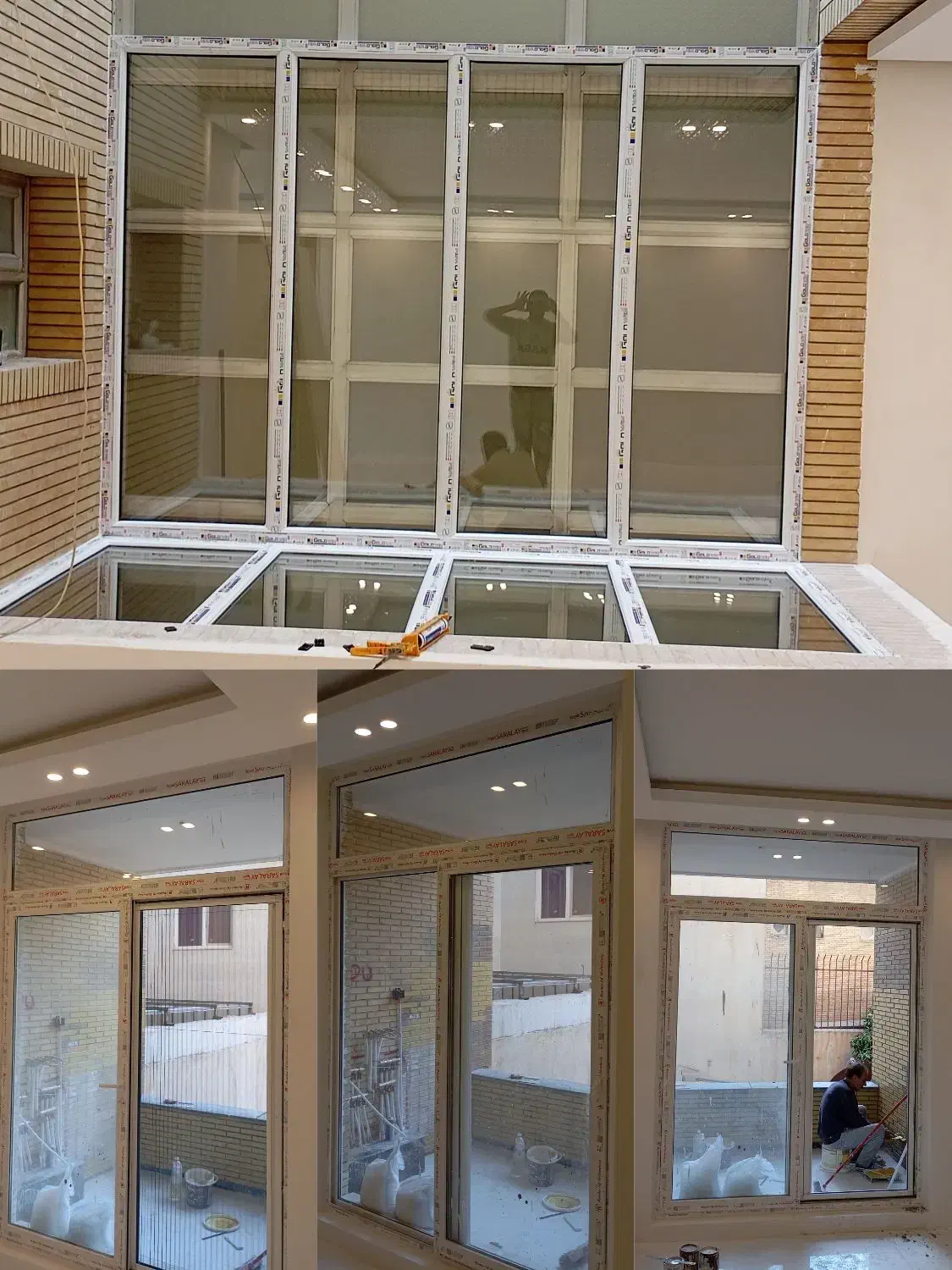 پنجره یو پی وی سی upvcدوجداره|خدمات پیشه و مهارت|شیراز, گویم|دیوار