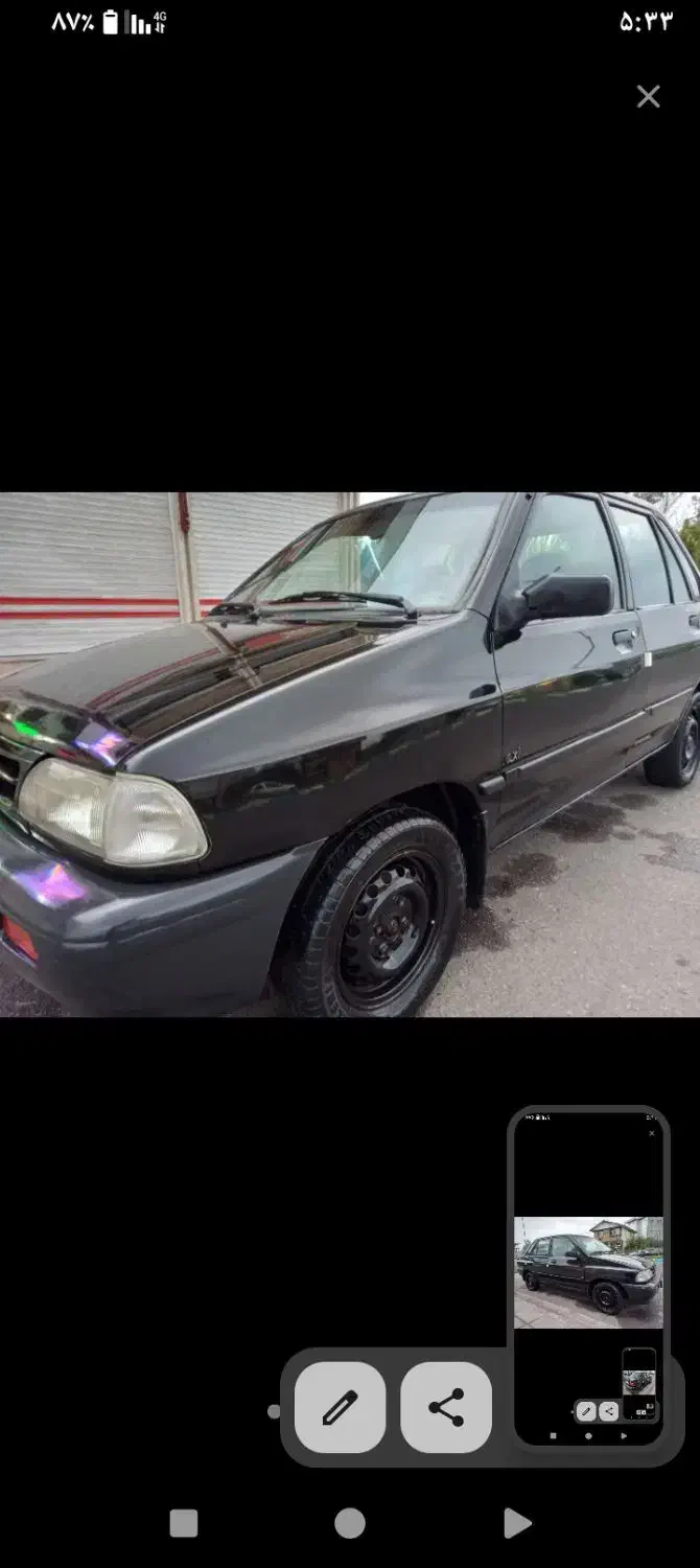 پراید مدل 83|خودرو سواری و وانت|رشت, لاکان شهر|دیوار