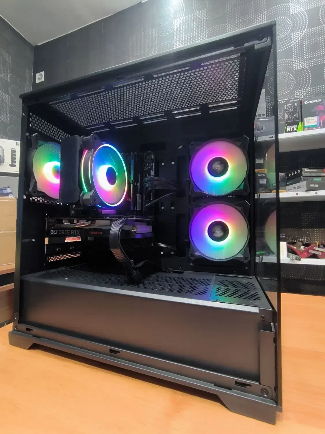 کیس گیمینگ x پر قدرت و بسیار زیبا|رایانه رومیزی|تهران, جمهوری|دیوار