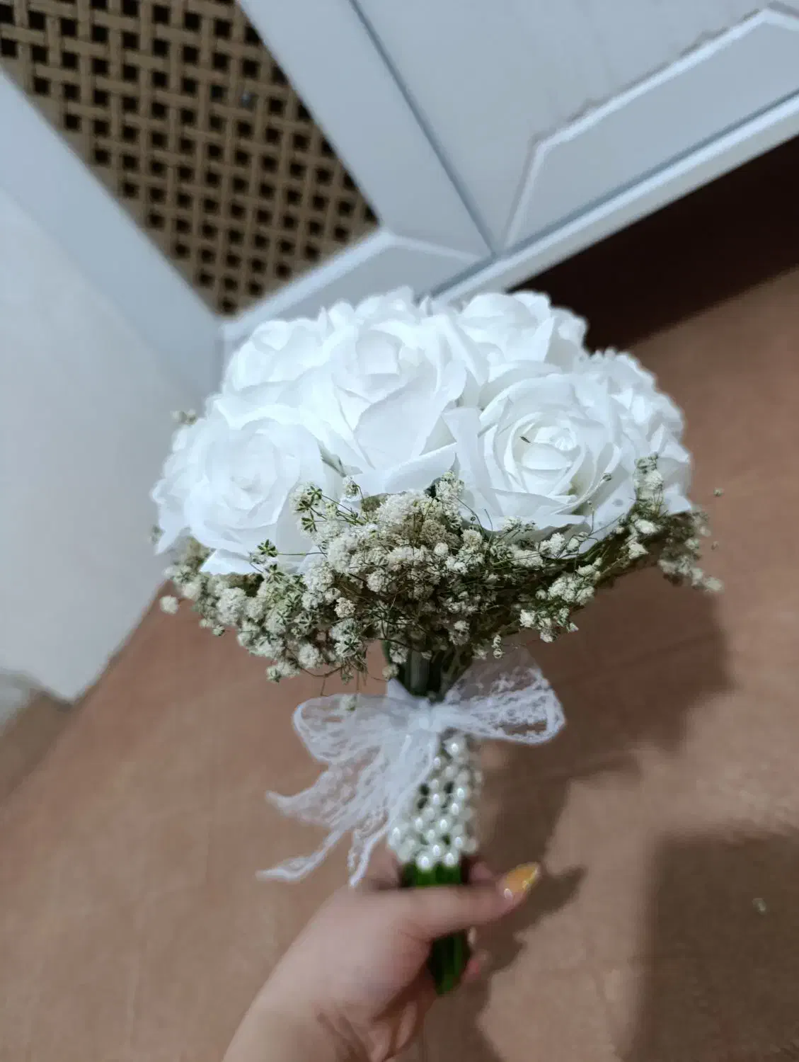 دسته گل عروس|گل مصنوعی|ارومیه, |دیوار