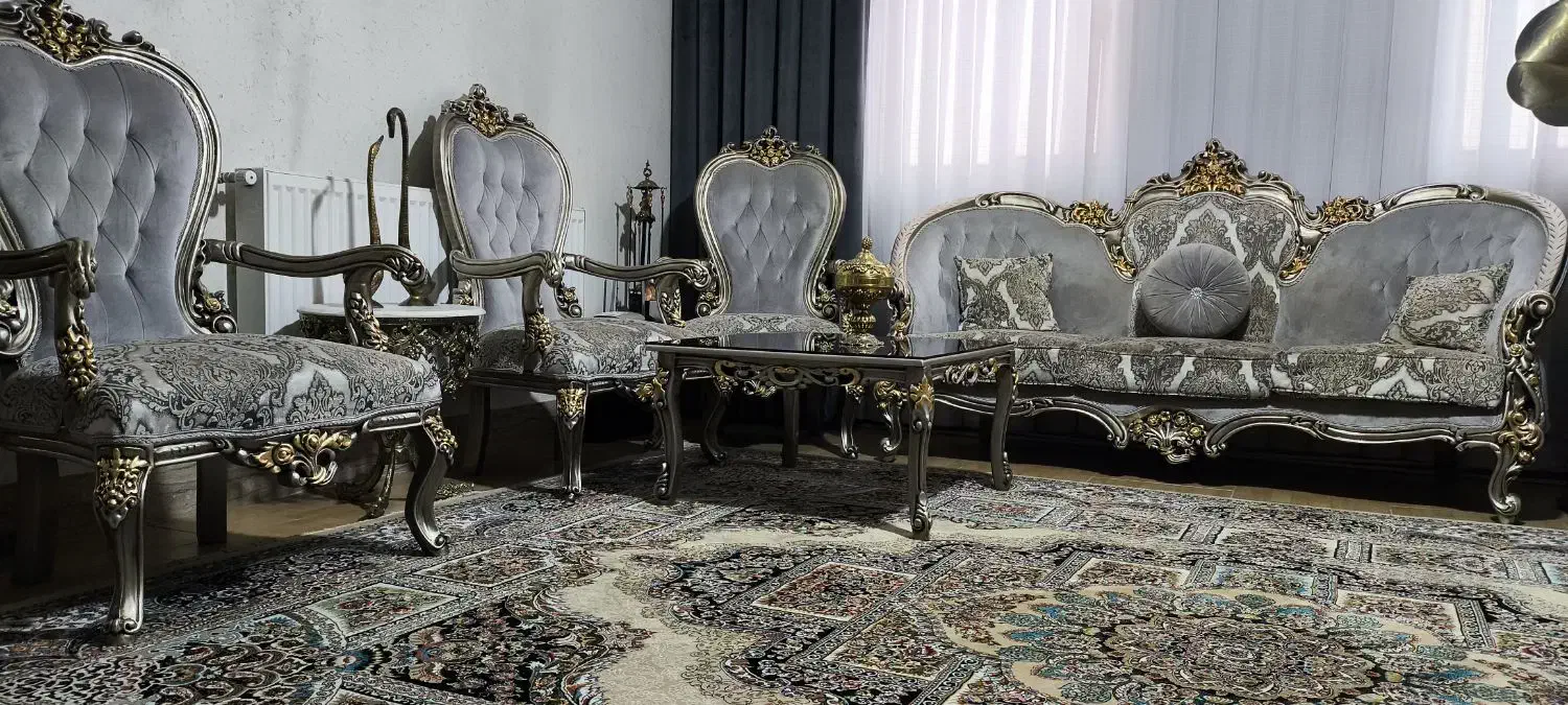 مبل سلطنتی|مبلمان خانگی و میز عسلی|سمنان, |دیوار