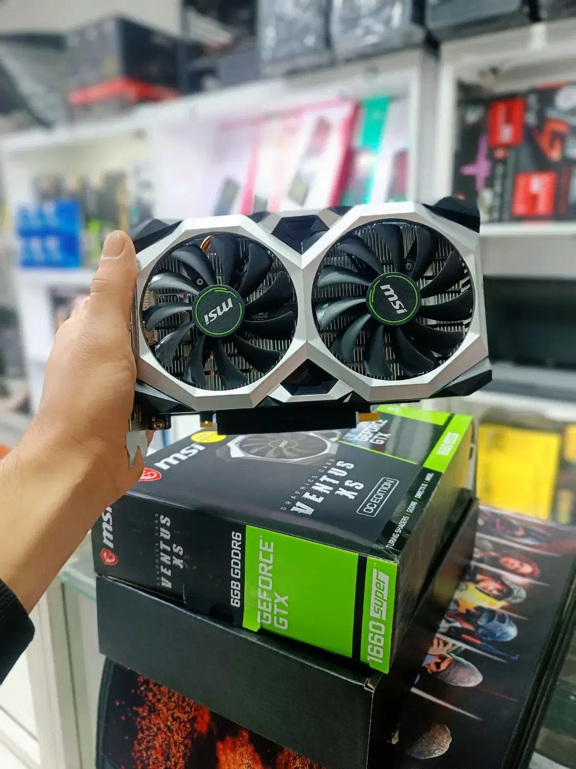 گرافیک خونگی در حد نو با مهلت تست gtx 1660 super|قطعات و لوازم جانبی رایانه|نیشابور, فردوس شمالی|دیوار