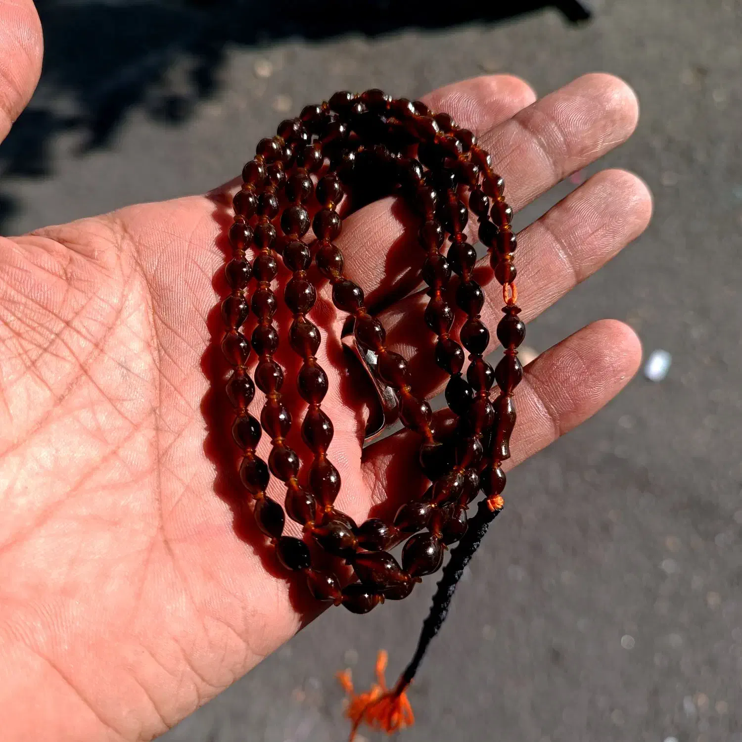 تسبیح شاه مقصود سرخ خون کفتری عدسی دار|جواهرات|تهران, علم و صنعت|دیوار