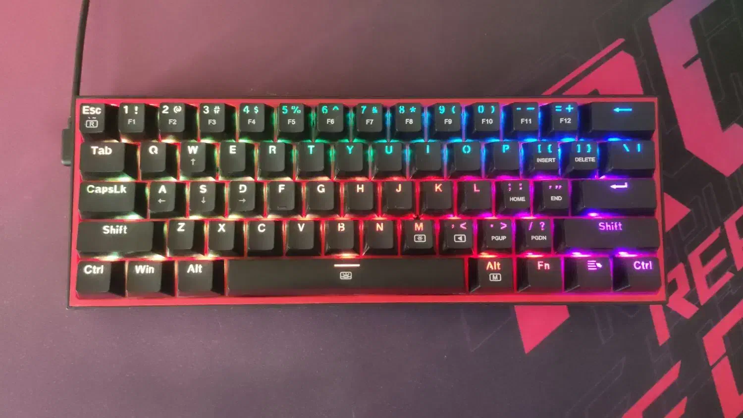 کیبورد رد دراگون k617 fizz|قطعات و لوازم جانبی رایانه|بابل, |دیوار