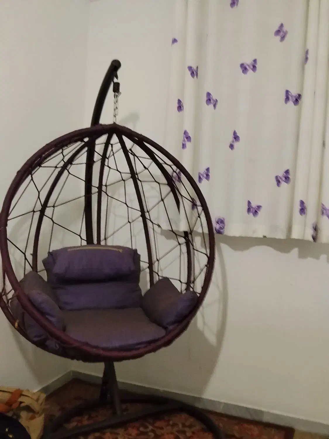 صندلی طرح تاب بزرگ|مبلمان خانگی و میز عسلی|کرمان, |دیوار