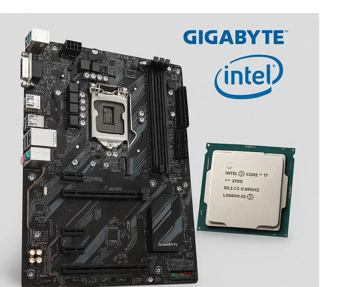 سی پی یو i7 9700 + مادربرد gigabyte b365 hd3|قطعات و لوازم جانبی رایانه|شیراز, سینما سعدی|دیوار