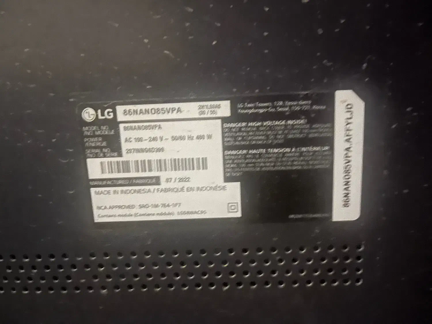 تلویزیون ال جی شکسته قطعات داخلی نو|تلویزیون و پروژکتور|پاکدشت, پاکدشت (مامازند)|دیوار