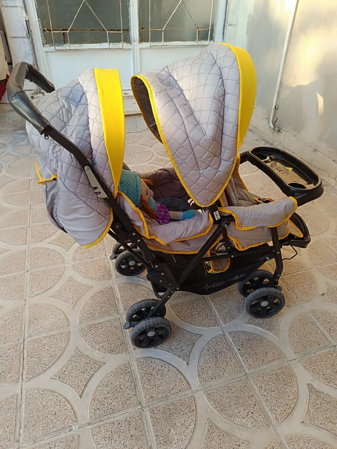 کالسکه دوقلو درحد نو|کالسکه و لوازم جانبی|کامیاران, |دیوار