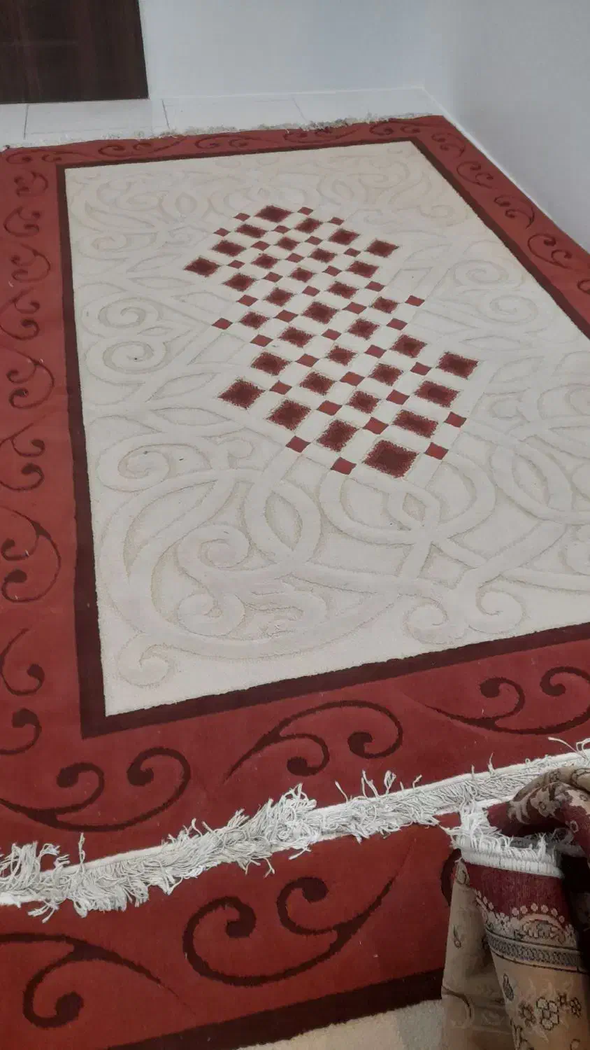 یک جفت گلیم فرش ۶متری درحدنوکاملاسالم|فرش|پاکدشت, پاکدشت (مامازند)|دیوار