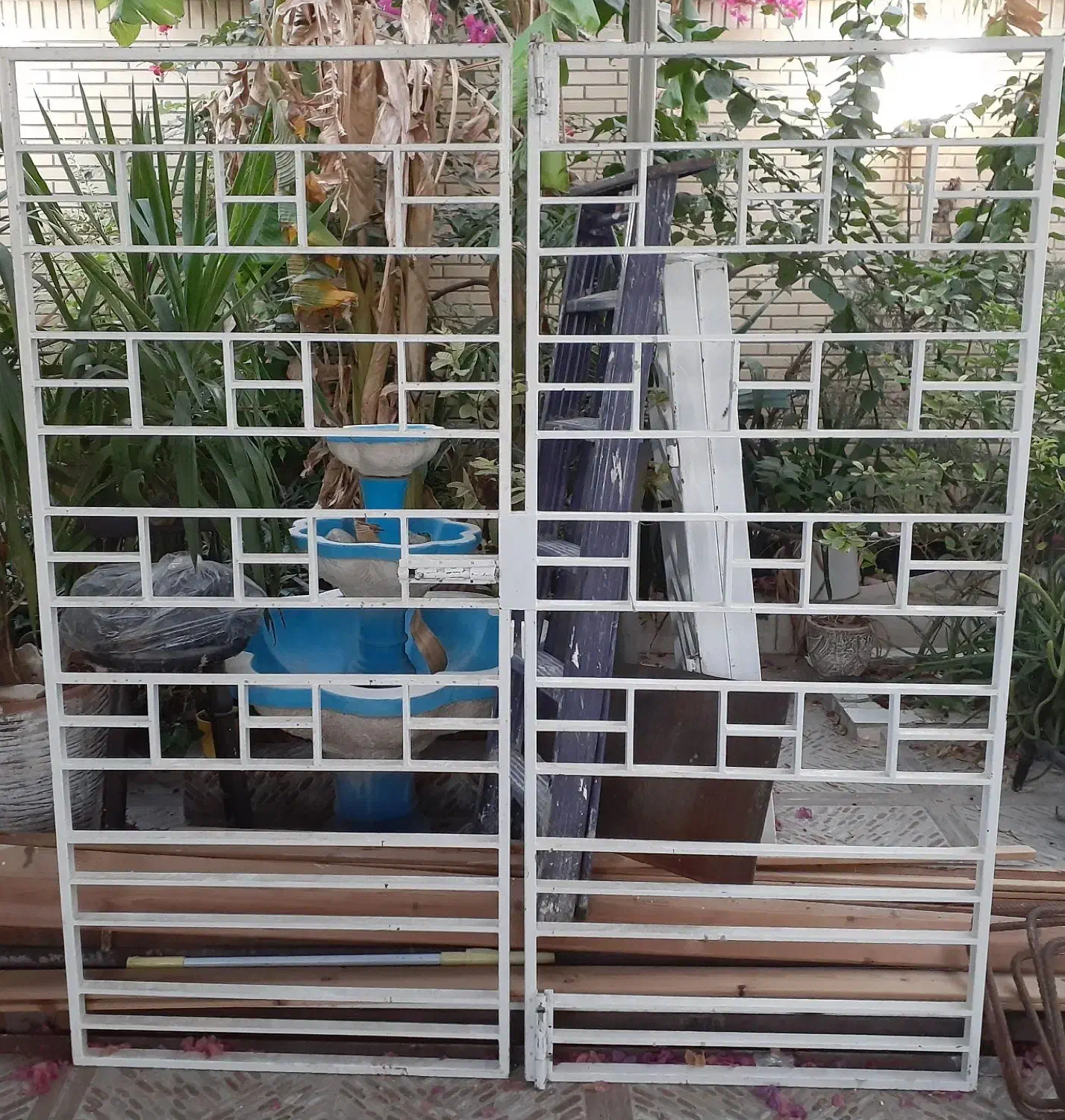 درب فلزی مشبک باغی|مصالح و تجهیزات ساختمان|جم, |دیوار