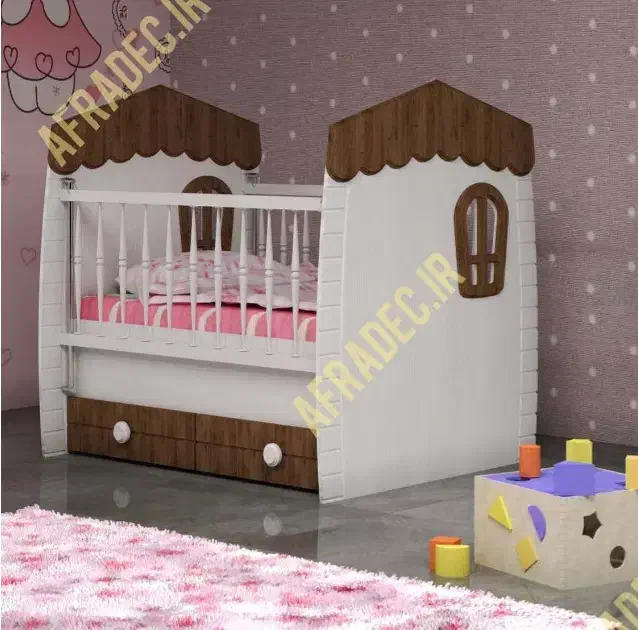 تخت کودک طرح کلبه|تخت و صندلی بچه|محمدشهر, جعفرآباد|دیوار