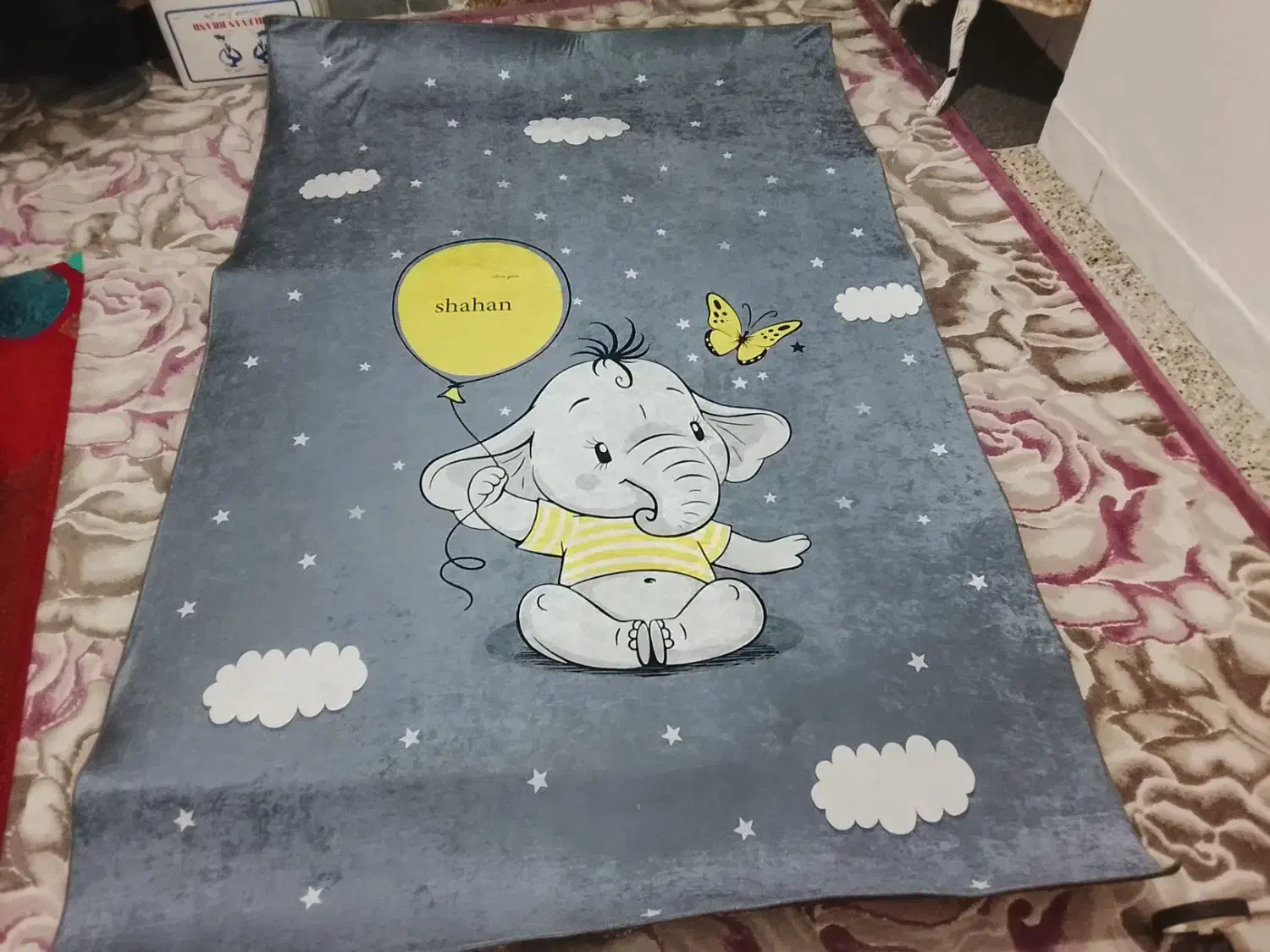 فرش بچه گانه نو آکبند بدون استفاده|فرش|ایلام, |دیوار