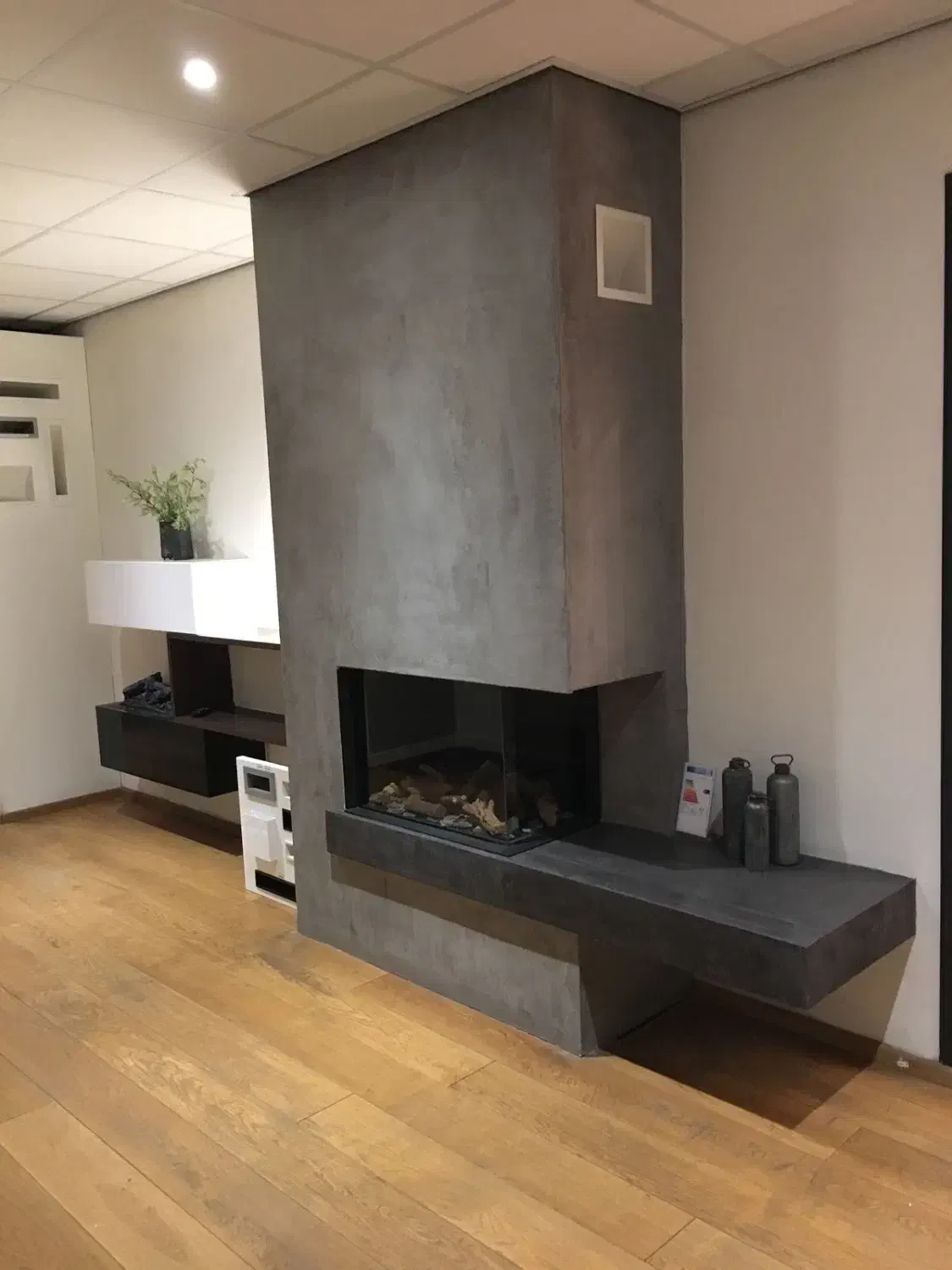 شومینه گازی مدرن و شیک|بخاری، هیتر، شومینه|جاجرود, |دیوار