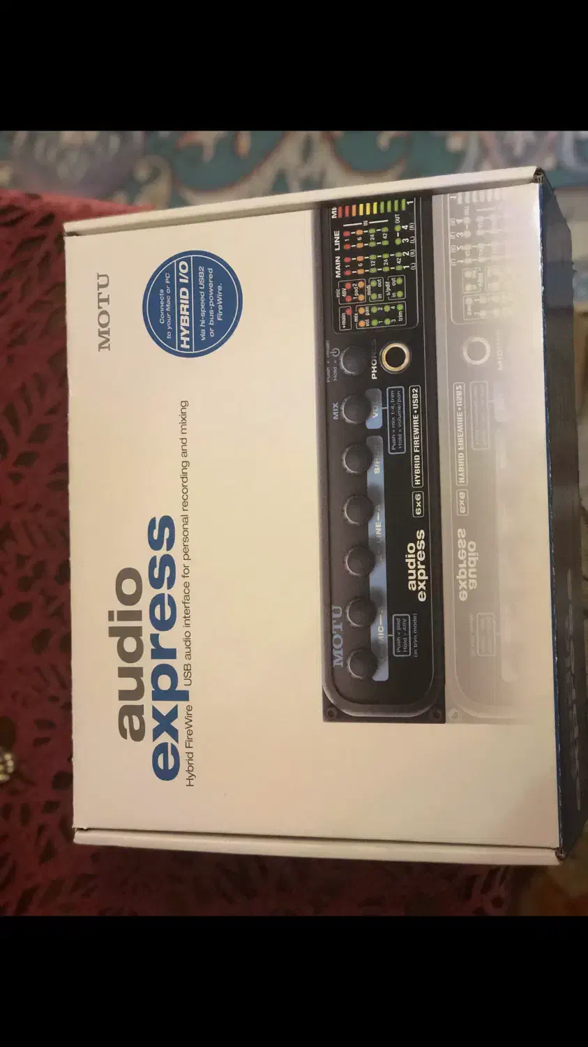 کارت صدا مدلmotu audio express|آلات موسیقی|تهران, شهرک شریعتی|دیوار