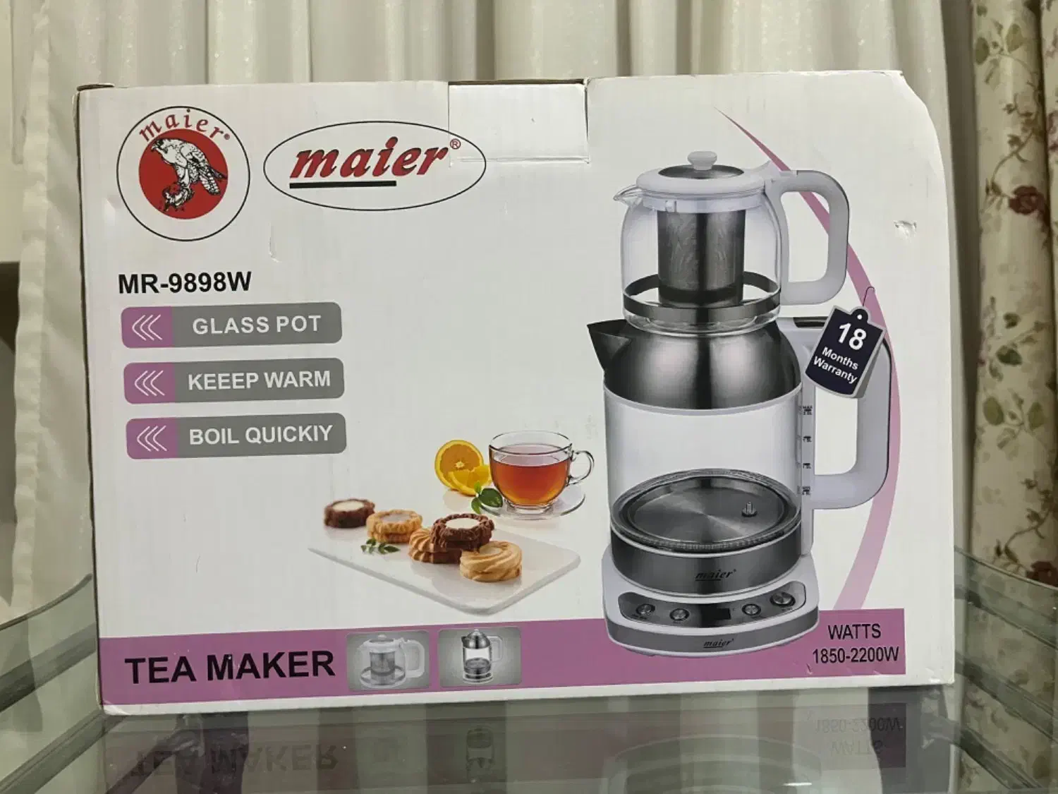 چای ساز مایر MR9898B|سماور، چایساز، قهوهساز|تهران, کوی بیمه|دیوار