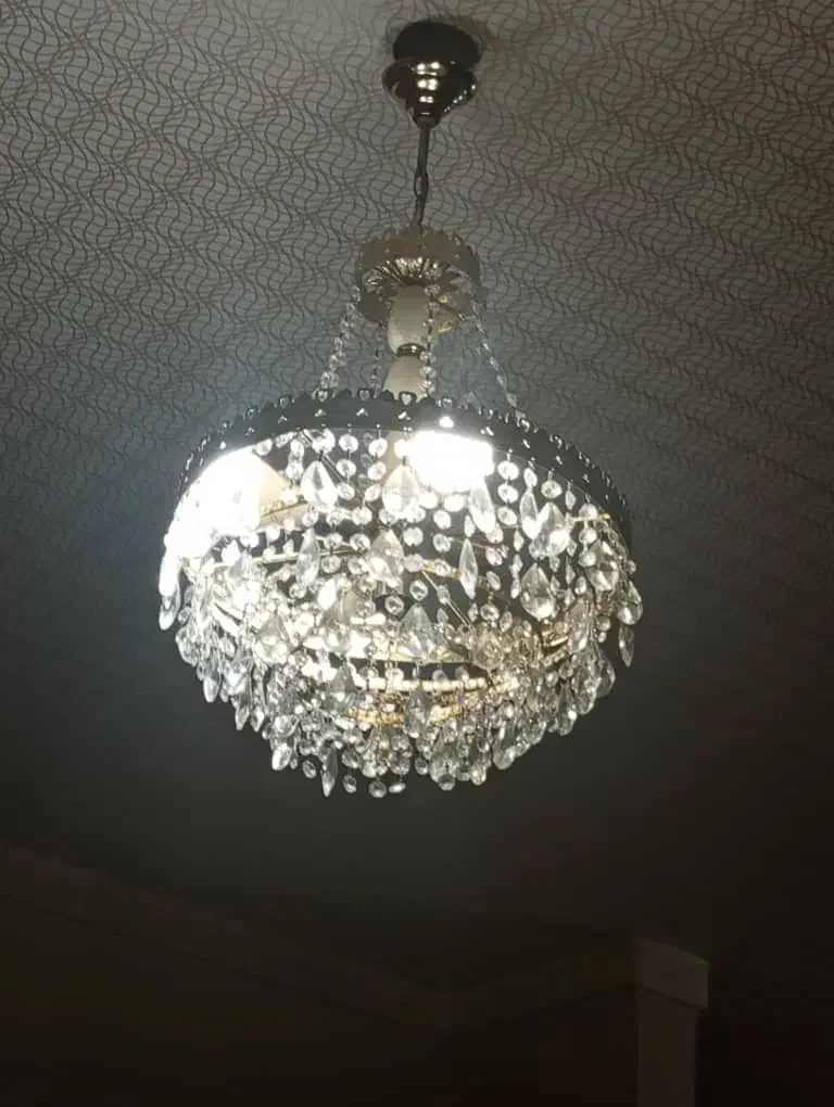 لوستر برنز|لوستر و چراغ آویز|تبریز, |دیوار