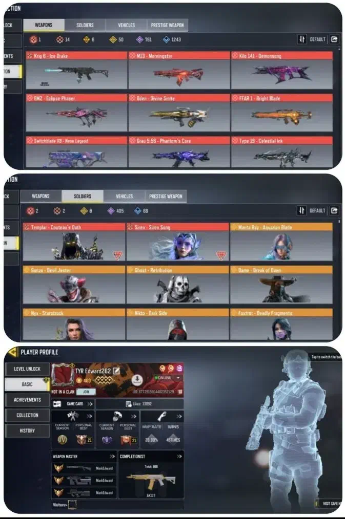 اکانت کالاف|کنسول، بازی ویدئویی و آنلاین|آمل, |دیوار