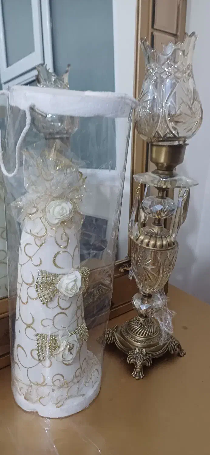 آیینه و شمعدان|صنایع دستی و سایر لوازم تزئینی|رودهن, |دیوار