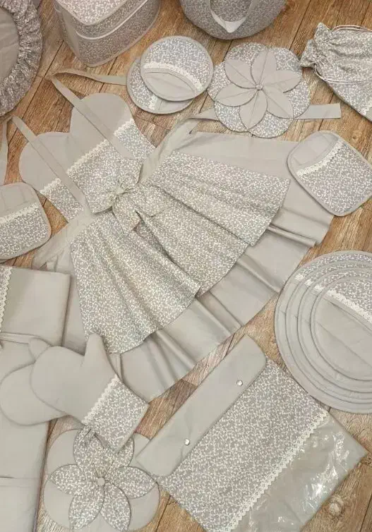 سرویس آشپزخانه پارچه ای|سفره، حوله، دستمال آشپزخانه|شهرکرد, |دیوار