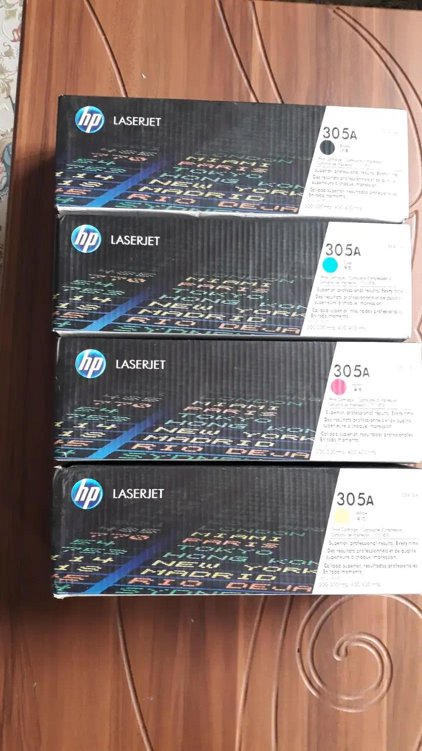 ست کارتریچ چهار رنگ اچ پی 305A|پرینتر، اسکنر، کپی، فکس|تهران, کیانشهر|دیوار