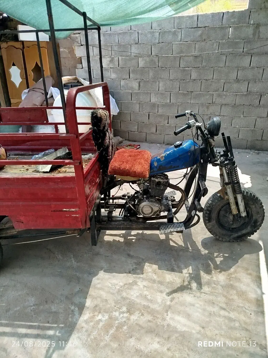 سه چرخ|موتورسیکلت|شوشتر, |دیوار