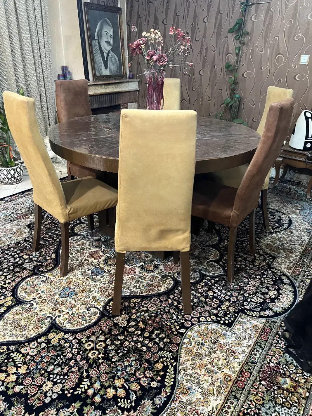 میز ناهارخوری ۶ نفره سالم|میز و صندلی غذاخوری|کرج, آق تپه|دیوار