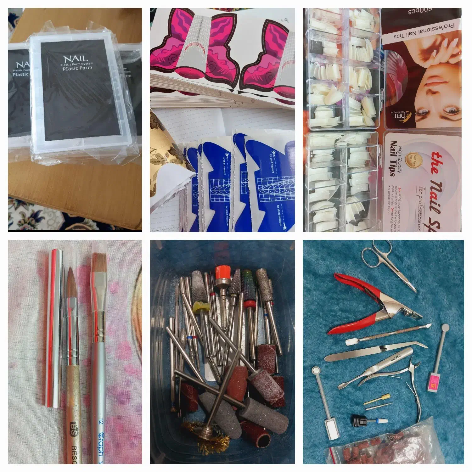 وسایل کاشت ناخن کامل|آرایشی، بهداشتی، درمانی|بروجرد, |دیوار