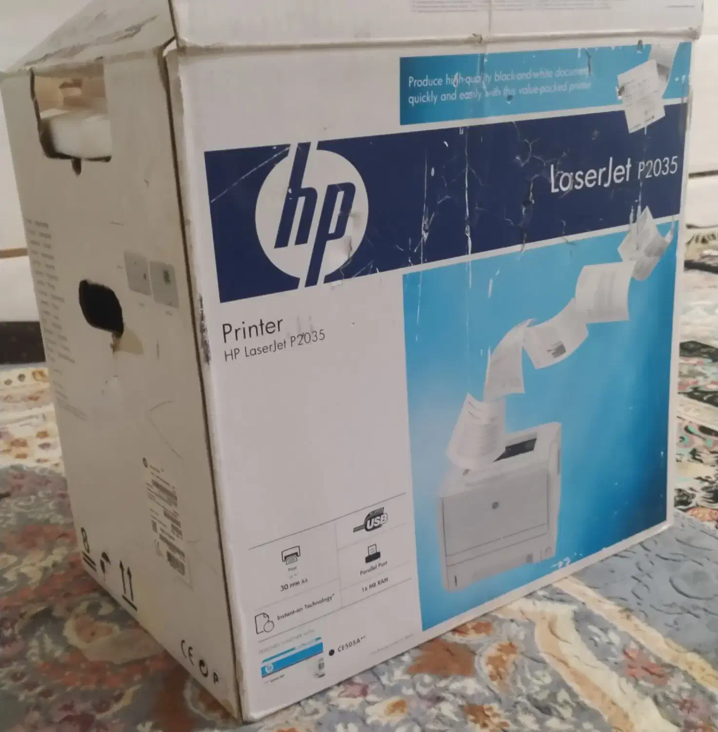 دستگاه پرینتر اچ پی 2035 در حد نو|پرینتر، اسکنر، کپی، فکس|خاش, |دیوار