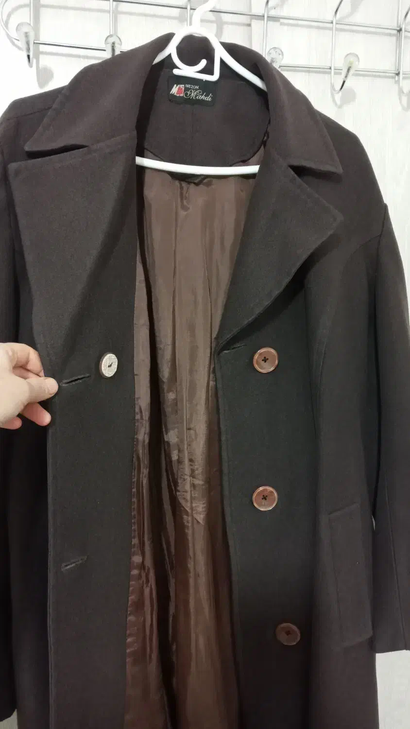 پالتو زنانه. سایز  ۴۸ تا ۵۰|لباس|سلماس, |دیوار