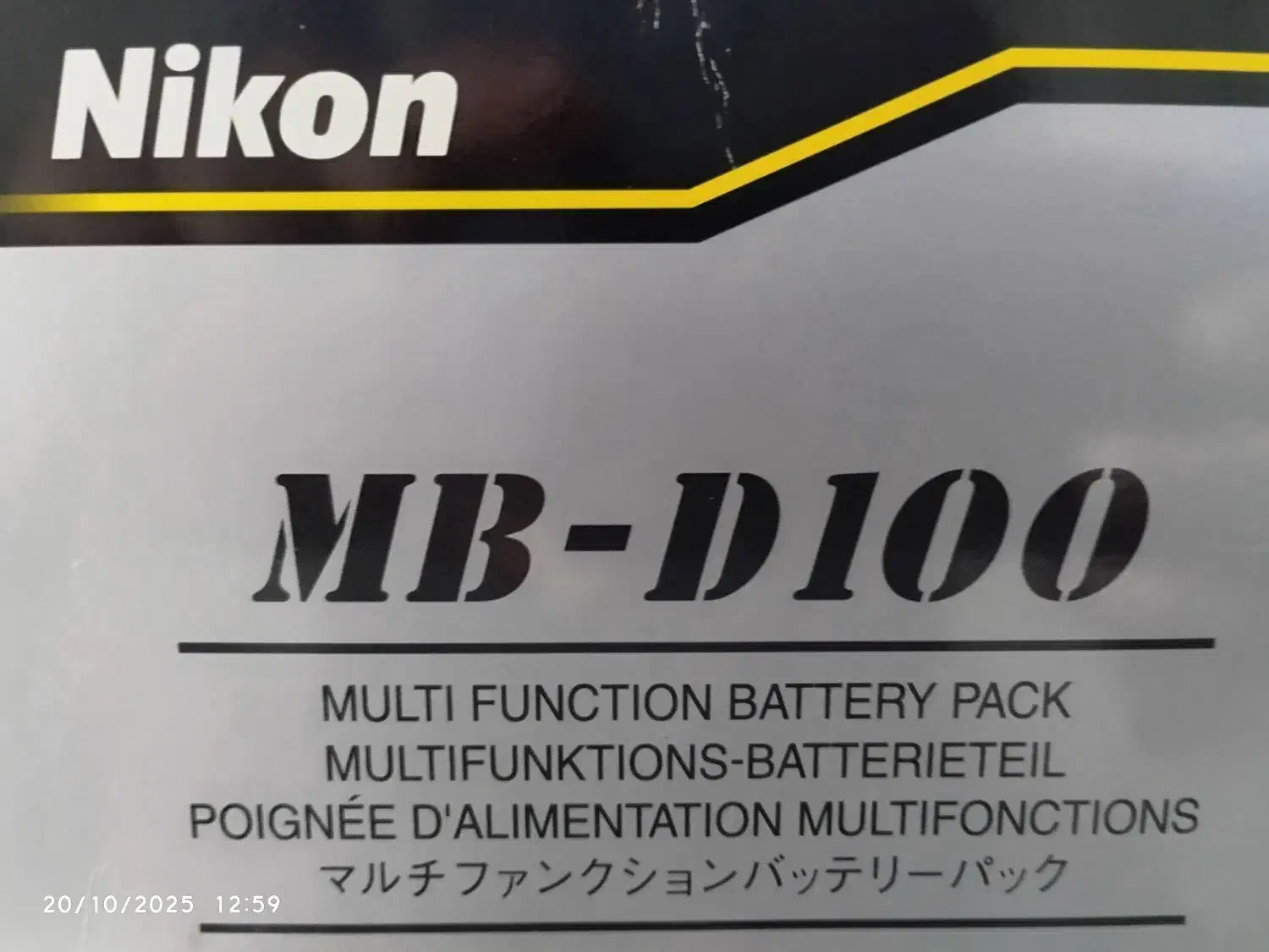 دوربین عکاسی NIKON MB-D100|دوربین عکاسی و فیلم‌برداری|تهران, گمرک|دیوار