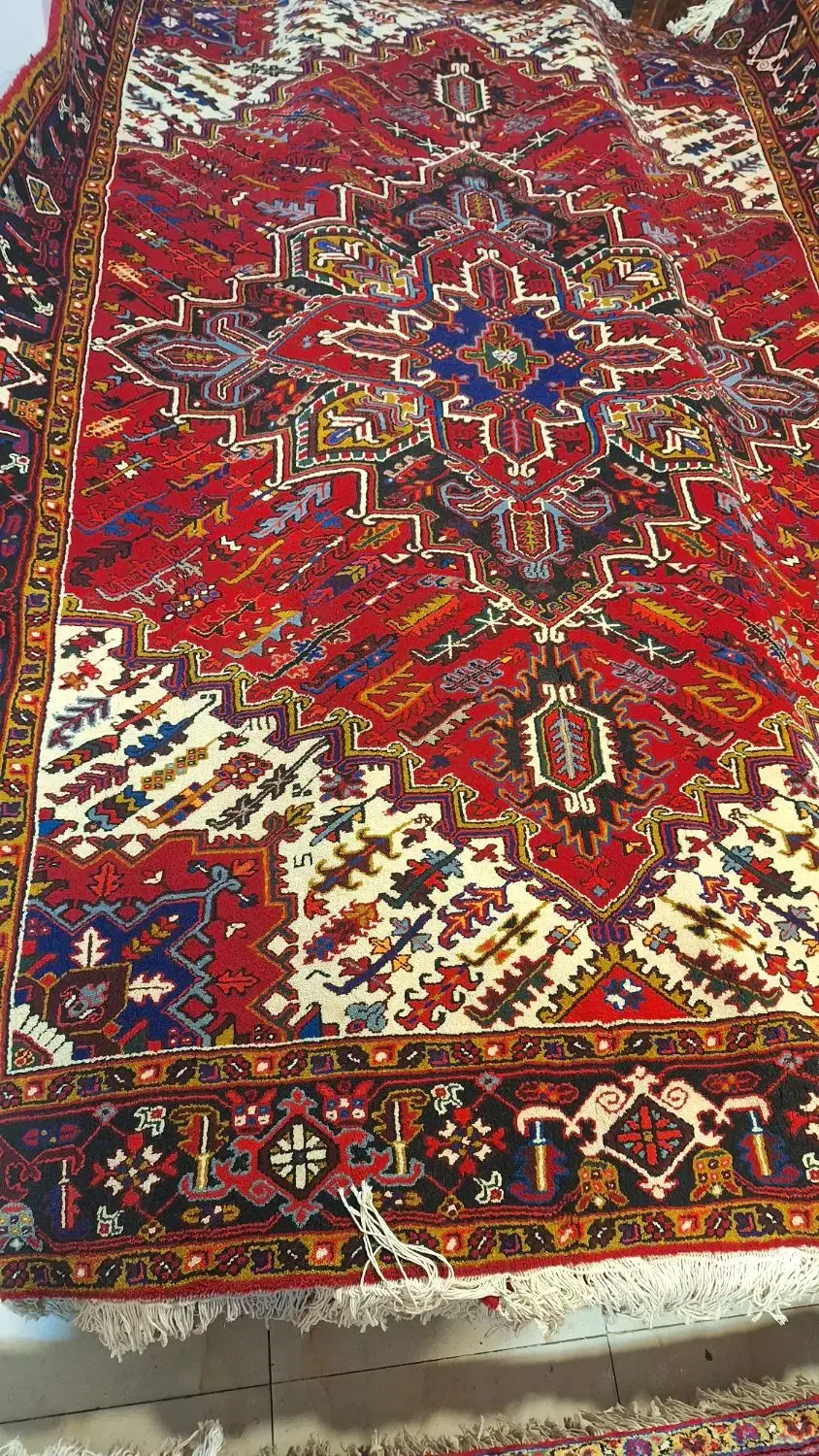 یک جفت فرش اطراف هریس بارماخ توخوش|فرش|تبریز, |دیوار