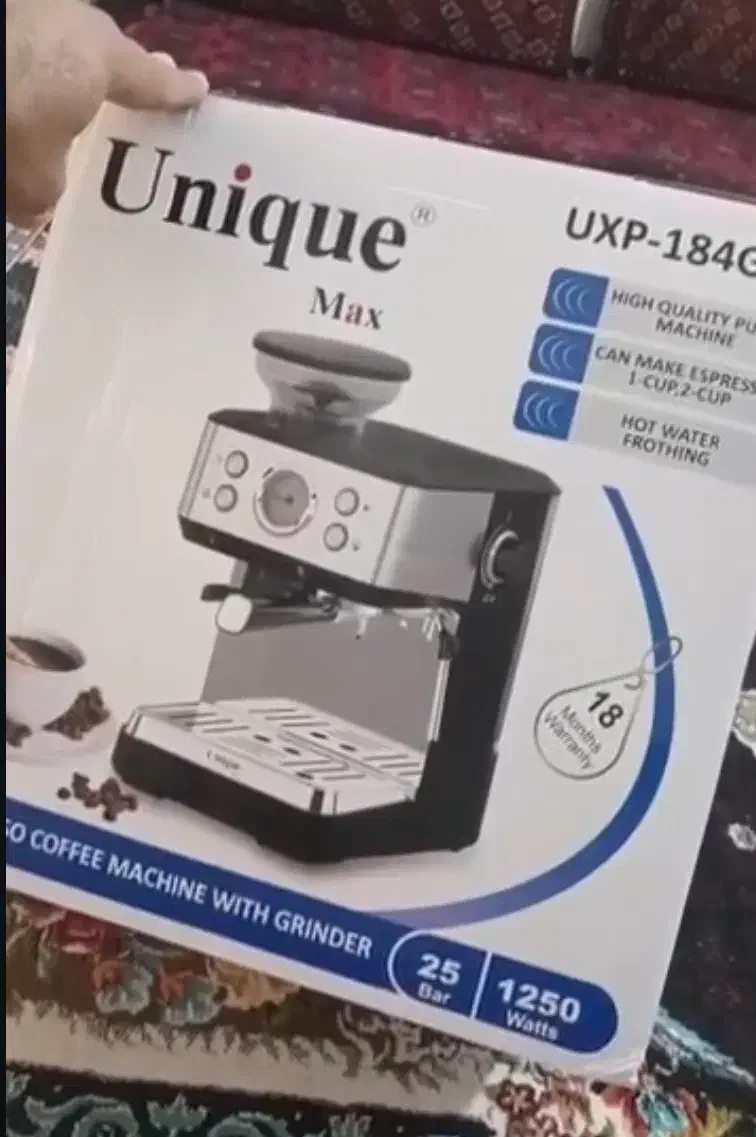 اسپرسوسازآسیاب دار یونیک|سماور، چای‌ساز، قهوه‌ساز|کرمان, |دیوار