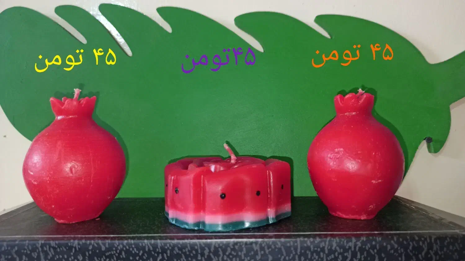 شمع های یلدایی|صنایع دستی و سایر لوازم تزئینی|قزوین, |دیوار