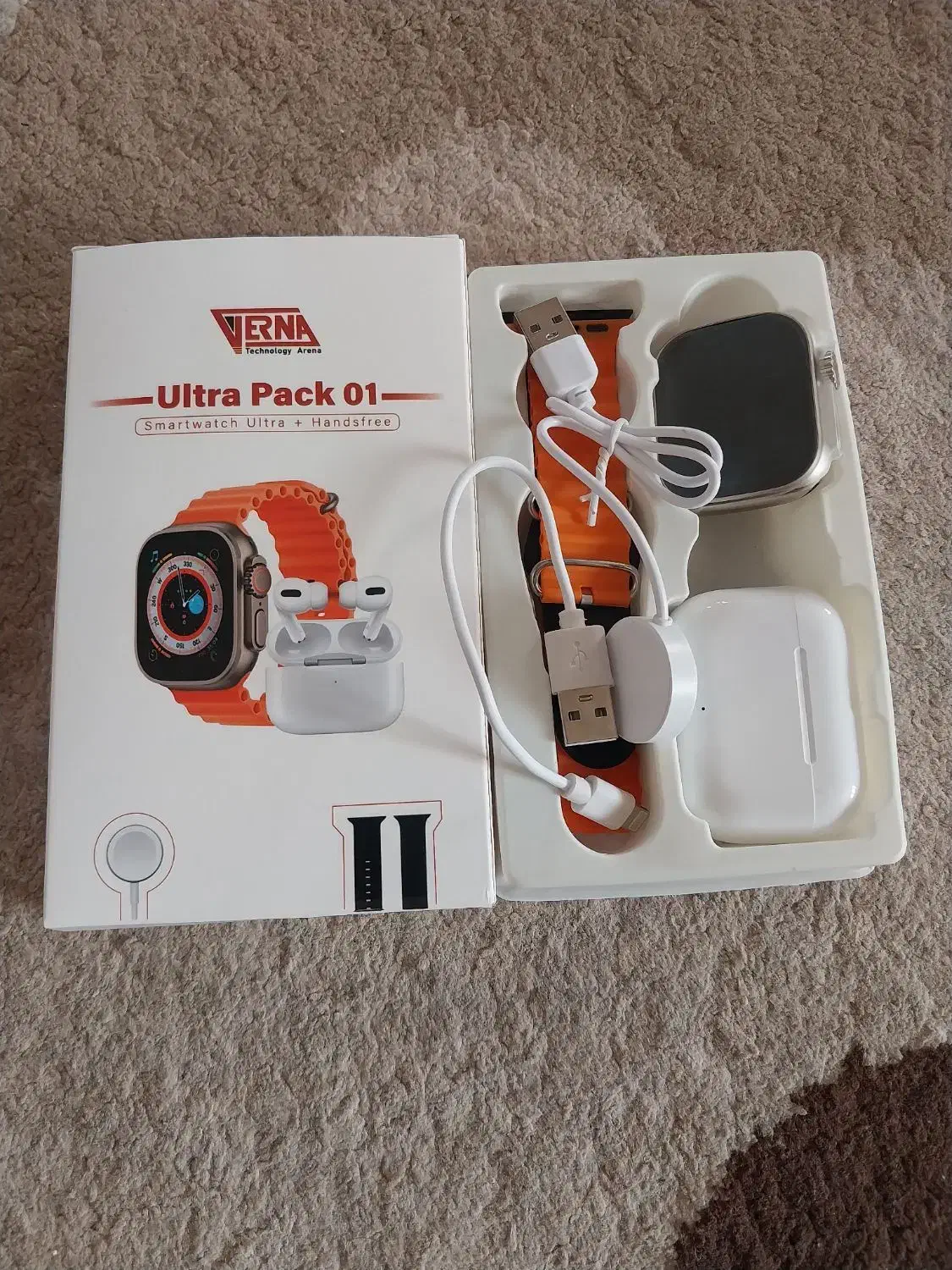 ساعت هوشمند Ultra 01 به همراه ارپاد|لوازم جانبی موبایل و تبلت|شاهینشهر, شهرک میلاد|دیوار