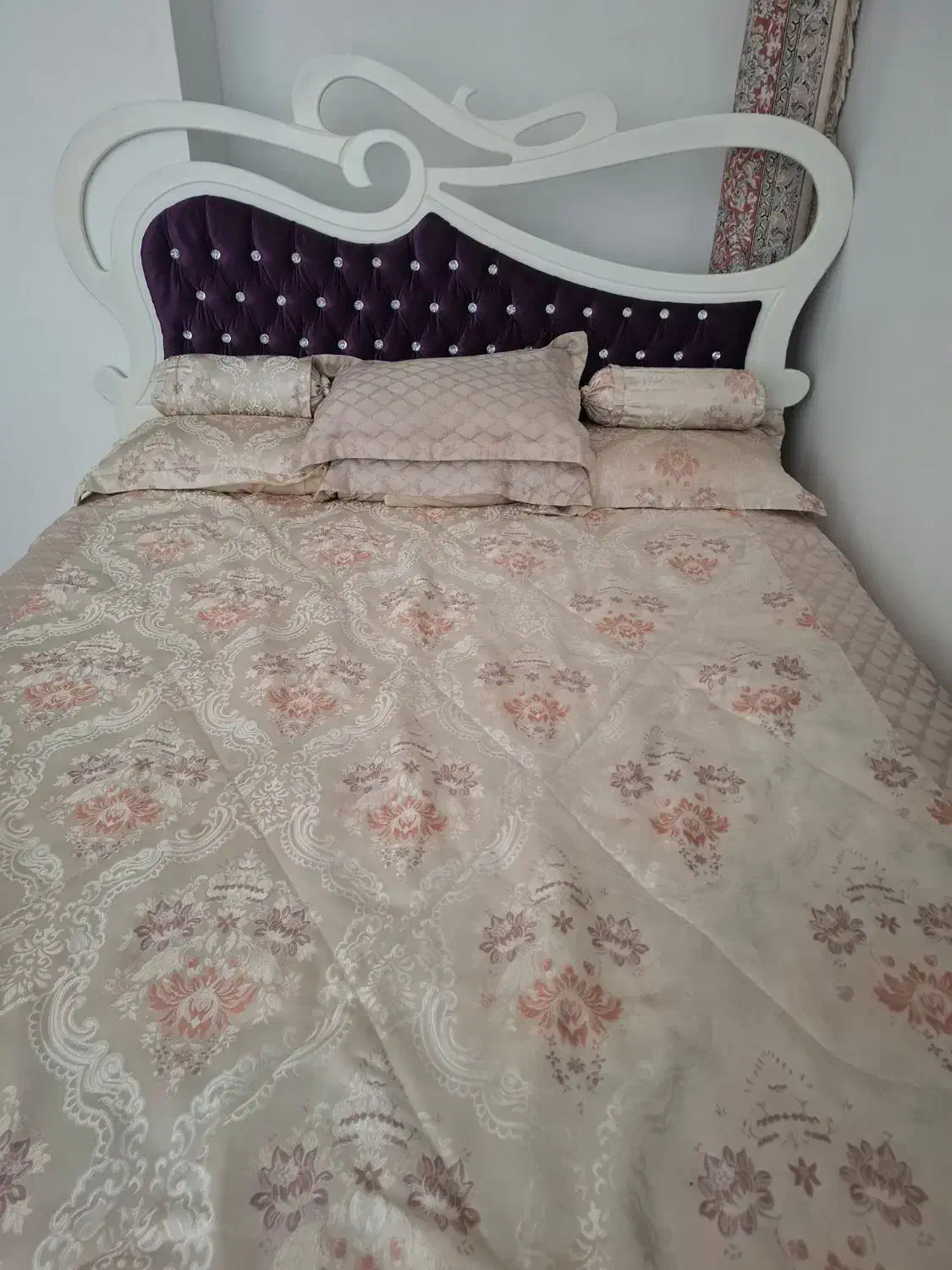 تخت دو نفره|تخت و سرویس خواب|بیجار, |دیوار