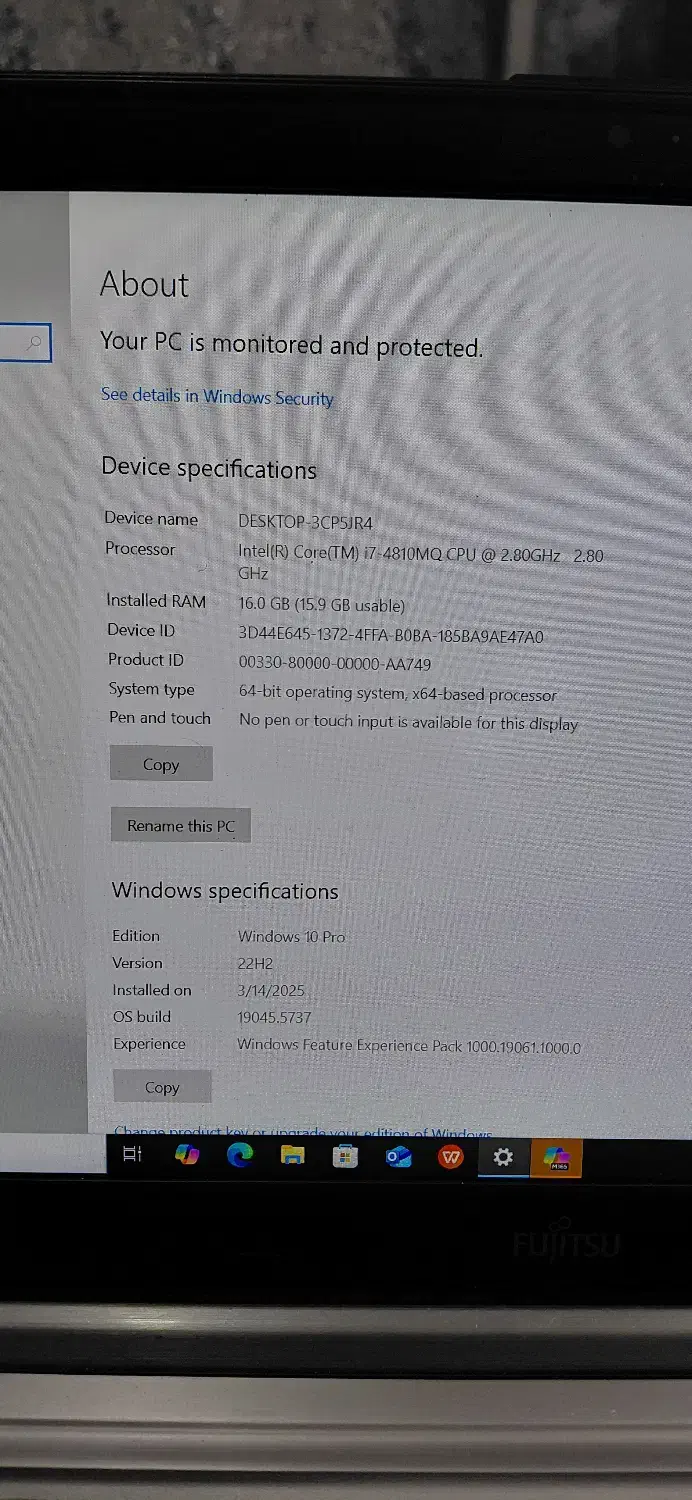 لب تاب Fujitsu|رایانه همراه|مشهد, شهرک مهر آباد|دیوار