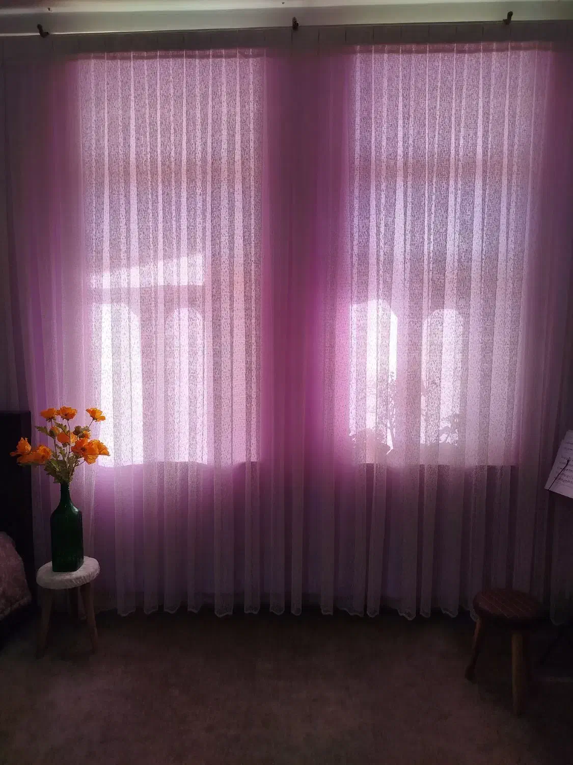 پرده اتاق خواب|پرده، رانر، رومیزی|تاکستان, |دیوار