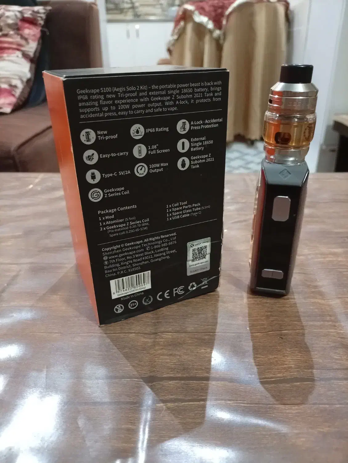 ویپ قلیان مدل GEEKVAPE S100|زیورآلات و اکسسوری|شاهین‌شهر, فردوسی|دیوار
