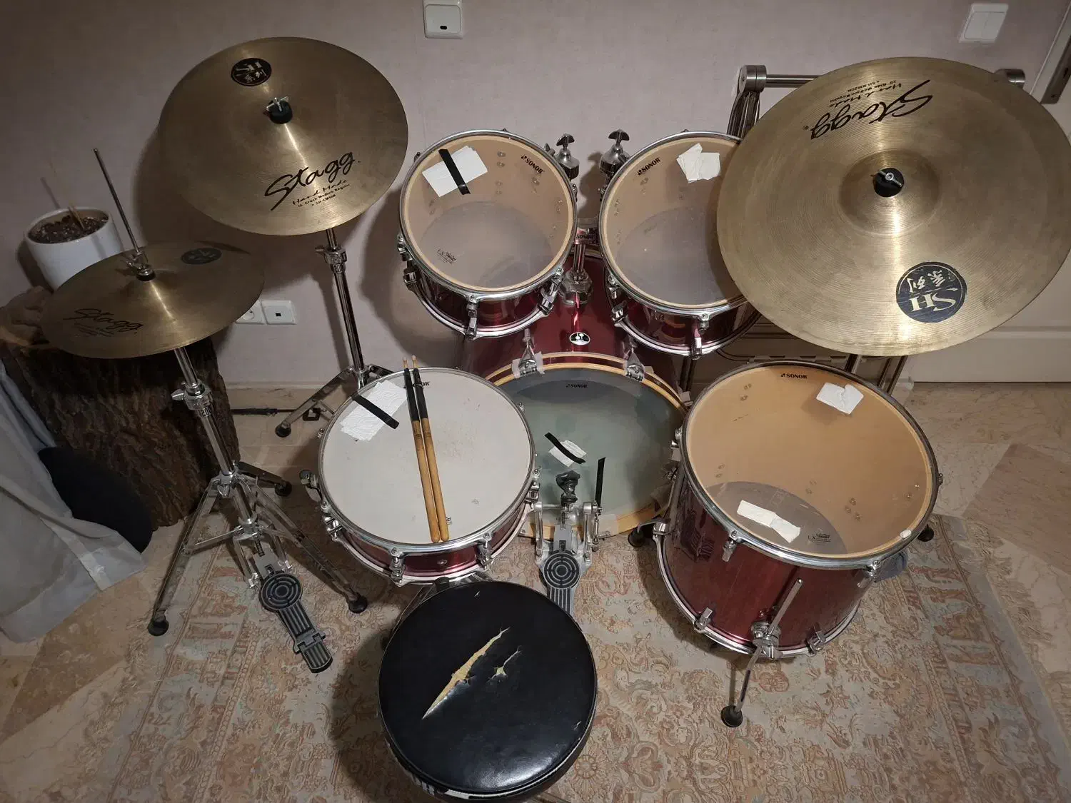 ست درامز سونور|درام و پرکاشن|تهران, اختیاریه|دیوار