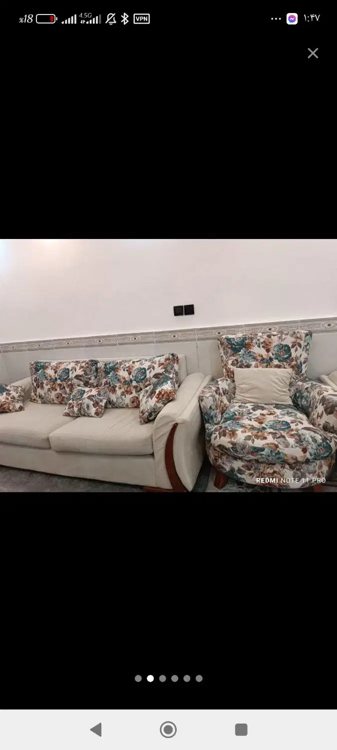 مبلمان هفت نفره|مبلمان خانگی و میز عسلی|مشهد, ابوذر|دیوار