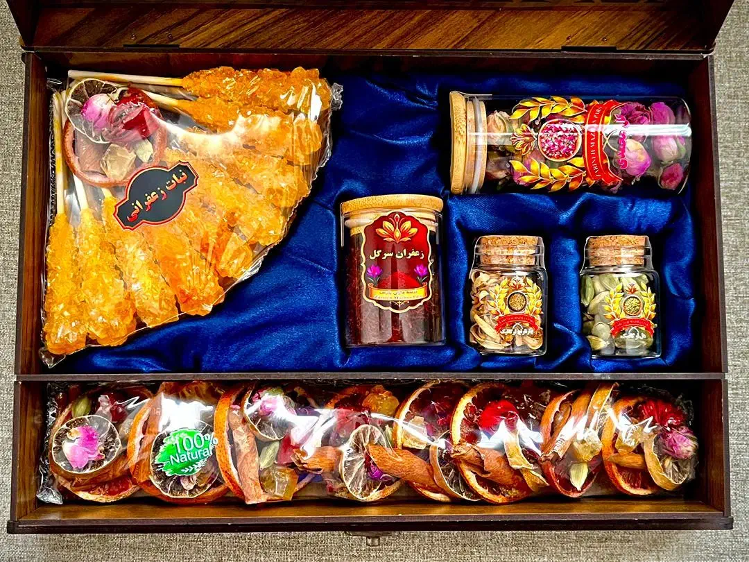 باکس لوکس زعفران سرگل|صنایع دستی و سایر لوازم تزئینی|تهران, امانیه|دیوار