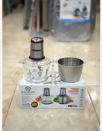 خردکن 3لیتری برند ریسمون دو کاسه پیرکس و استیل|خردکن، آسیاب، غذاساز|سبزوار, فیاض|دیوار