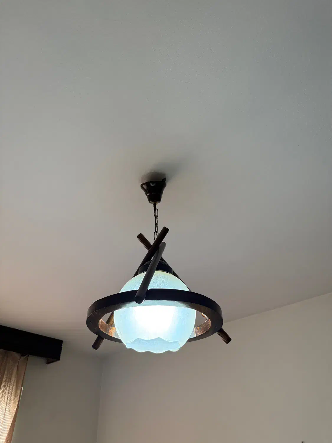 ۲ عدد لوستر چوبی|لوستر و چراغ آویز|تهران, پاسداران|دیوار