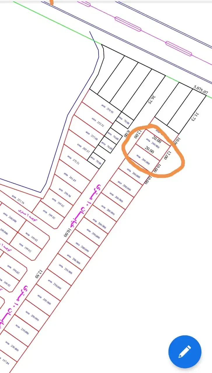 ۲۴۰ متر زمین  بالاتر از دانشگاه  پیام نور|فروش زمین و ملک کلنگی|لردگان, |دیوار