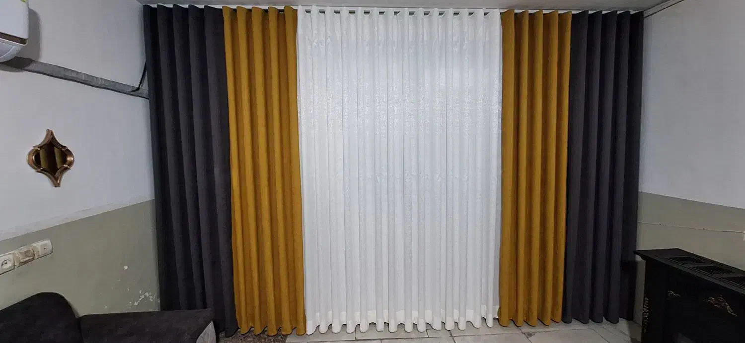 انواع پرده به قیمت تولیدی|پرده، رانر، رومیزی|مشهد, رسالت|دیوار