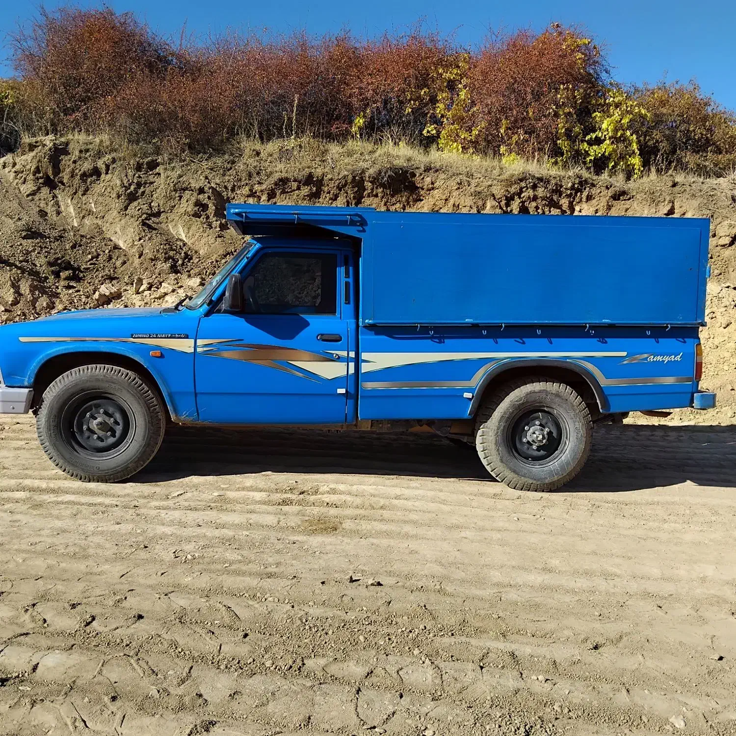 نیسان آبی ابشنال ۴۰۱ دوگانه سوز|خودرو سواری و وانت|دینور, |دیوار