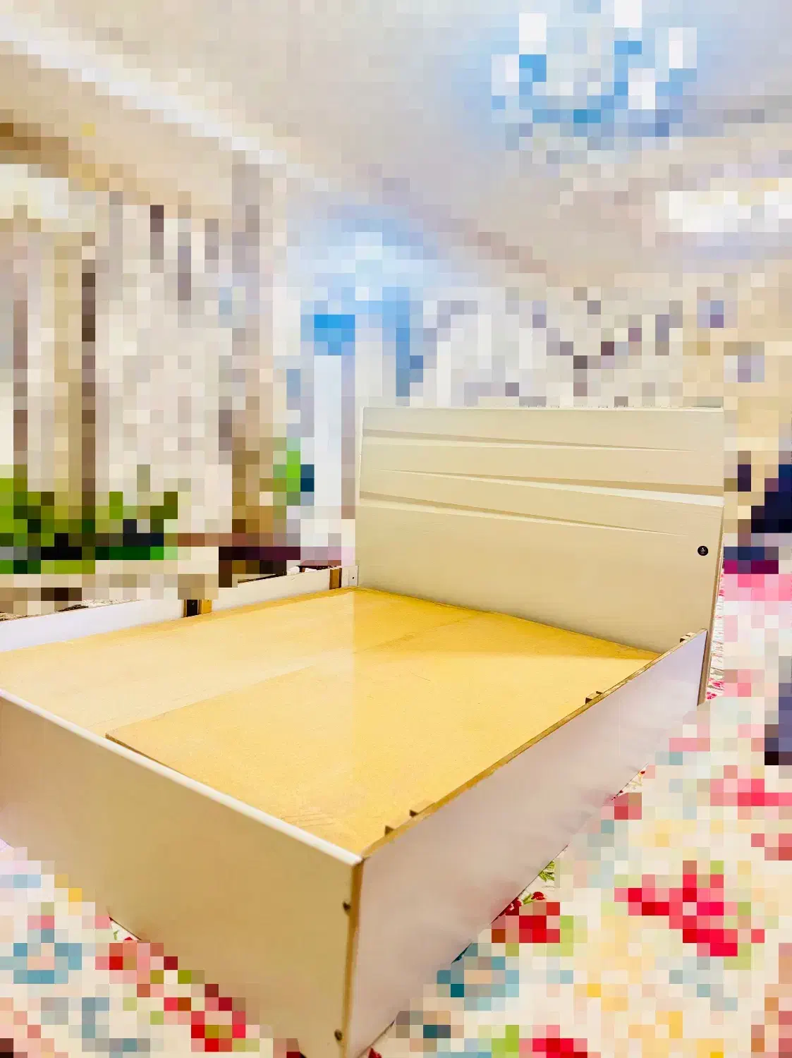 تخت دو نفره|تخت و سرویس خواب|سیرجان, |دیوار