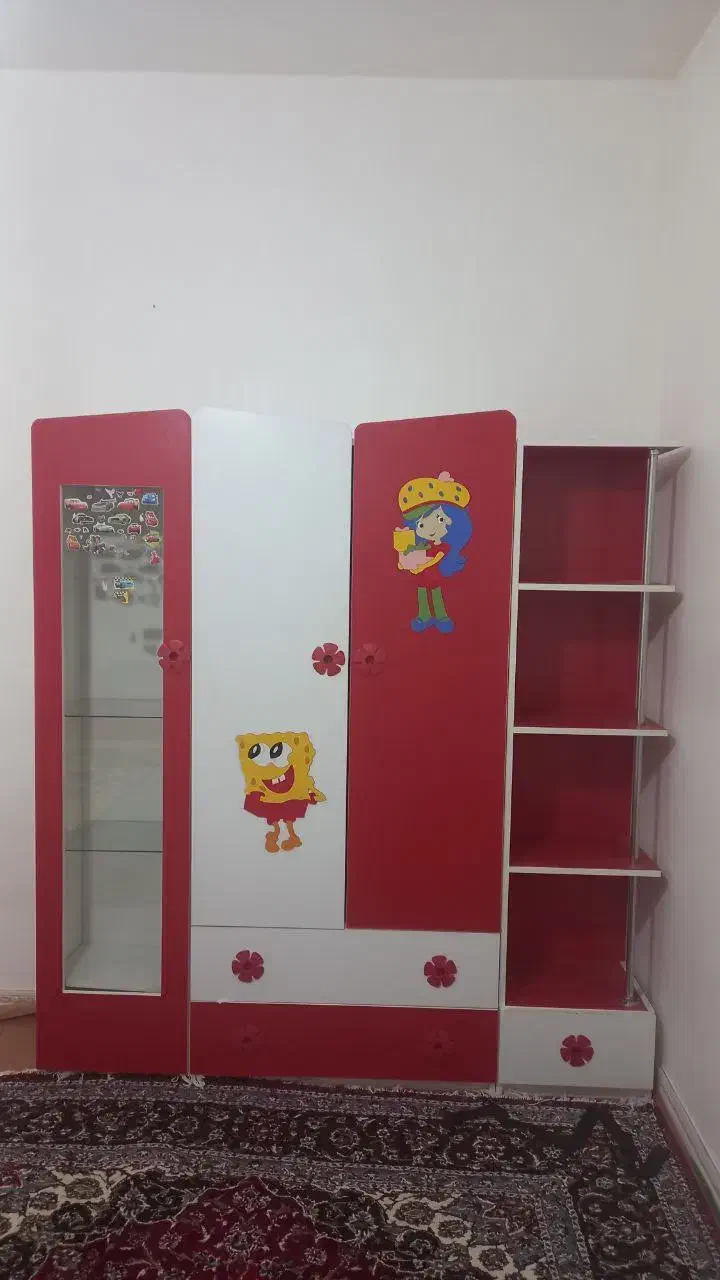 کمد بچه وتخت|تخت و سرویس خواب|شازند, |دیوار